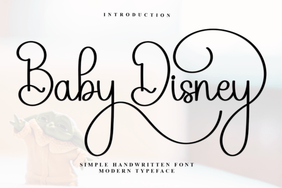 Baby Disney: A Handwritten Typeface Review for Modern Branding