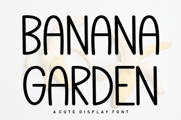 Banana Garden: A Playful Handwritten Typeface for Modern Web Design