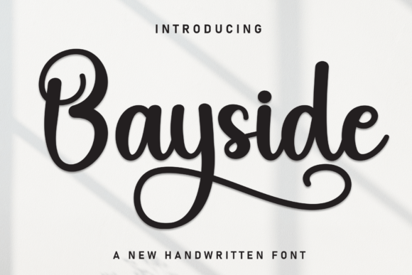 Bayside: The Handwritten Typeface for Editorial Elegance