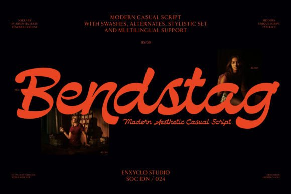 Bendstag: The Modern Script Font That Elevates Campaign Visuals