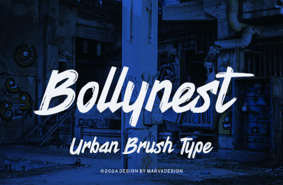 Bollynest Typeface Review: Urban Energy for Campaign Design
