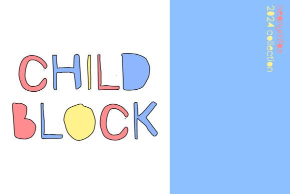 Child Block: A Bold Display Typeface for Handmade Branding