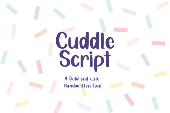 Cuddlescript: A Handwritten Typeface for Warm Brand Identities