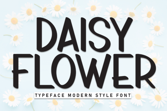 Daisy Flower: The Handwritten Display Font for Warm Brand Identity