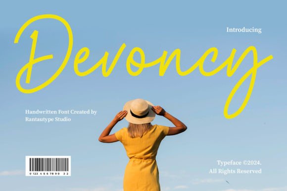 Devoncy: A Script Amp Typeface for Modern Campaign Design