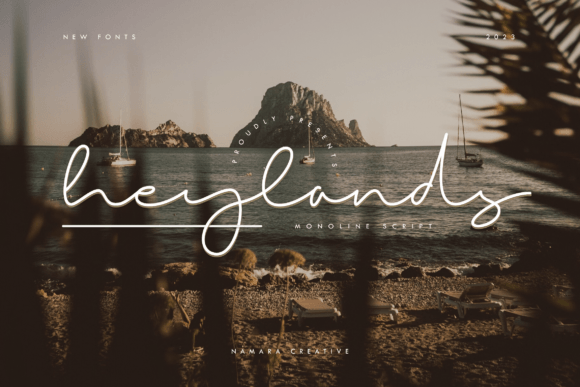 Heylands: The Modern Script Typeface for Authentic Brand Identity