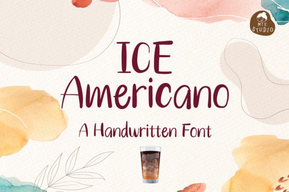 Iceamericano: The Handwritten Typeface for Modern Digital Branding