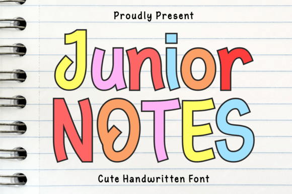 Junior Notes: The Handwritten Typeface for Warm Editorial Design