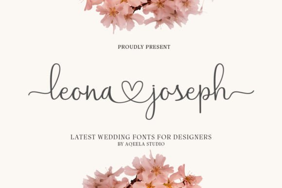 Leona Joseph Typeface: A Graceful Script for Digital Branding