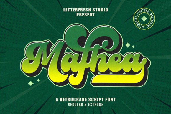 Mafhea: The Retro Display Typeface for Bold Web Design