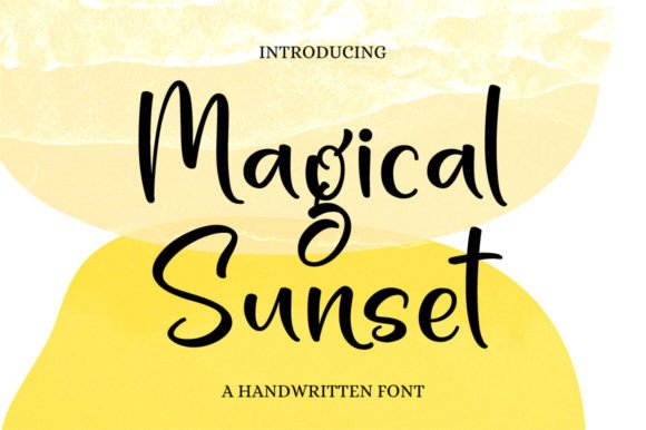 Magical Sunset Font Review