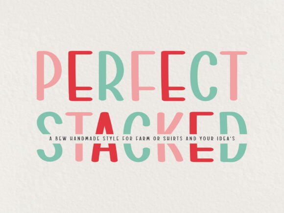 Perfect Stacked: A Quirky Serif Font for Bold Brand Identity