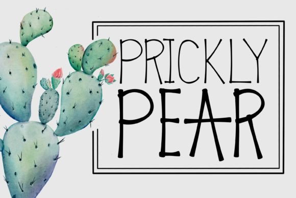 Prickly Pear Typeface: A Whimsical Upgrade for Your Brand Identity