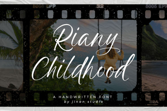 Riany Childhood: A Handwritten Font for Editorial Design