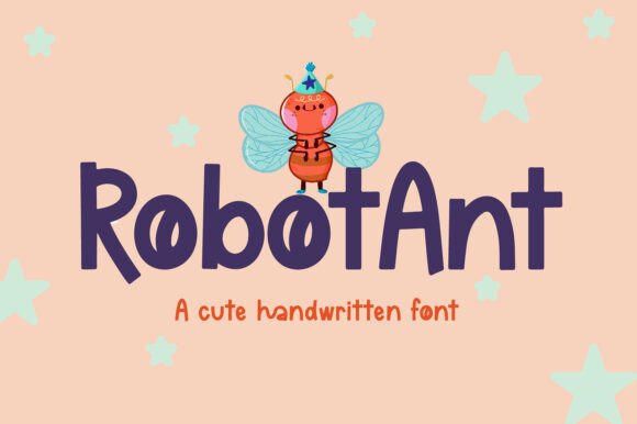 Robot Ant Font Review: A Sweet Handwritten Typeface for Crafters
