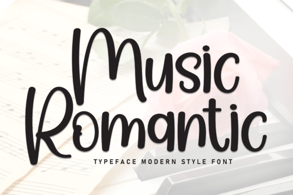 Romantic Music Typeface: Elevating Editorial Design with Handwritten Charm