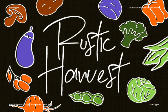 Rustic Harvest: A Handwritten Typeface for Authentic Web Design