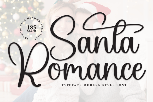 Santa Romance: A Holiday Typeface for Festive Campaign Design