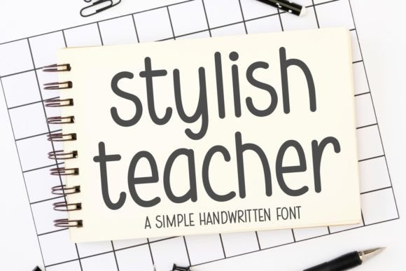 Stylish Teacher: A Handwritten Typeface for Authentic Brand Identity