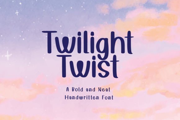 Twilighttwist: A Handwritten Typeface for Editorial Warmth